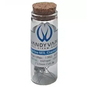 Superfine MTL Clapton Prebuilt Coil Ni80 30GA+38GA